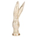 Clayre & Eef Figurine décorative Lapin 14x15x37 cm Beige Plastique