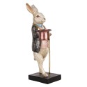 Clayre & Eef Decorative Figurine Rabbit 33 cm Beige Grey Plastic