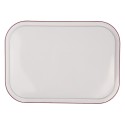 Clayre & Eef Tray 40x29x2 cm Red Winter