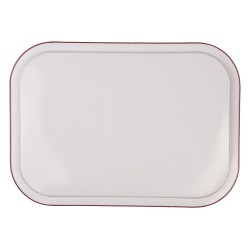 Clayre & Eef Tray 40x29x2 cm Red Winter