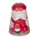 Clayre & Eef Storage tin Christmas stall 12x10x15 cm Red