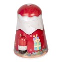 Clayre & Eef Storage tin Christmas stall 12x10x15 cm Red