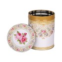 Clayre & Eef Boîte de rangement Set de 4 Ø 11 /Ø 9 /Ø 8 /Ø 6 cm Blanc