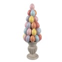 Clayre & Eef Decorative Figurine Egg Ø 14x40 cm Multicoloured Plastic