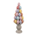 Clayre & Eef Decorative Figurine Egg Ø 14x40 cm Multicoloured Plastic