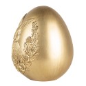 Clayre & Eef Decorative Figurine Egg Ø 17x21 cm Gold colored Plastic