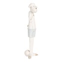 Clayre & Eef Decorative Figurine Sheep 6x4x17 cm White Plastic