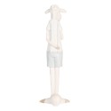 Clayre & Eef Decorative Figurine Sheep 6x4x17 cm White Plastic