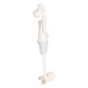 Clayre & Eef Decorative Figurine Sheep 6x4x17 cm White Plastic