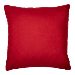 Clayre & Eef Cushion Cover 44x44 cm Beige Red Polyester Cotton Square Christmas