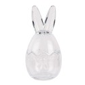 Clayre & Eef Glastopf Ei Ø 9x17 cm Transparant Glas