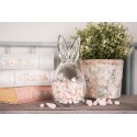 Clayre & Eef Glastopf Ei Ø 9x17 cm Transparant Glas