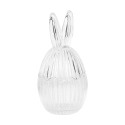 Clayre & Eef Glastopf Ei Ø 9x17 cm Transparant Glas