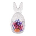 Clayre & Eef Pot en verre Œuf Ø 9x17 cm Transparent Verre