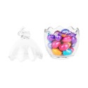 Clayre & Eef Pot en verre Ø 11x17 cm Transparent Verre