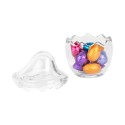 Clayre & Eef Glass Jar Ø 9x12 cm Transparent Glass