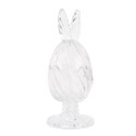 Clayre & Eef Glazen potje Ei Ø 9x22 cm Transparant Glas