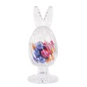 Clayre & Eef Glazen potje Ei Ø 9x22 cm Transparant Glas