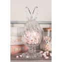 Clayre & Eef Glazen potje Ei Ø 9x22 cm Transparant Glas