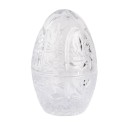 Clayre & Eef Pot en verre Œuf Ø 8x12 cm Transparent Verre