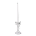 Clayre & Eef Candle holder Ø 8x15 cm Transparent Glass