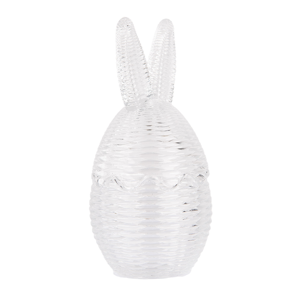 Glazen Potje Ei Ø 8X17 Cm Transparant Glas-image