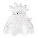 Clayre & Eef Pot en verre Poulet Ø 10x22 cm Transparent Verre