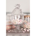 Clayre & Eef Pot en verre Poulet Ø 10x22 cm Transparent Verre