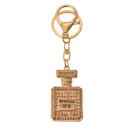 Clayre & Eef Porte-clés 3x1x5 cm Couleur or Métal