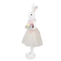 Clayre & Eef Decoratie Beeld 76 cm Wit Kunststof Macarons