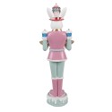 Clayre & Eef Statuetta decorativa Coniglio 25 cm Bianco Rosa  Plastica