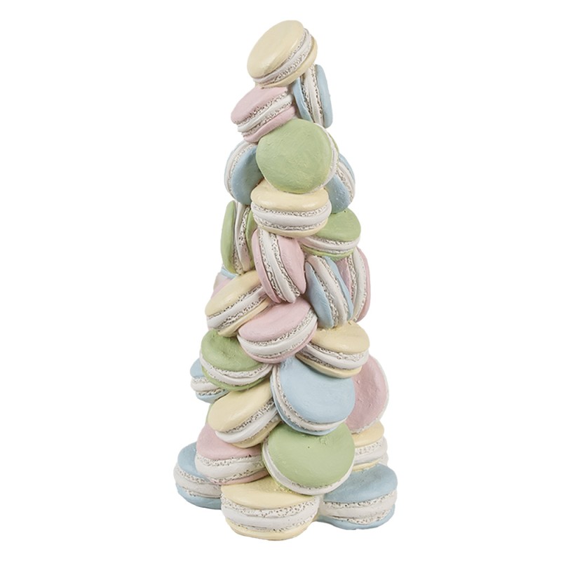 Clayre & Eef Decorative Figurine Macarons Ø 12x25 cm Blue Pink Plastic