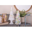 Clayre & Eef Decorative Figurine Macarons Ø 12x25 cm Blue Pink Plastic