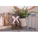 Clayre & Eef Dekorationsfigur Kaninchen 22 cm Braun Kunststoff