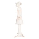 Clayre & Eef Decorative Figurine Sheep 6x4x17 cm White Plastic