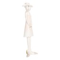 Clayre & Eef Decorative Figurine Sheep 6x4x17 cm White Plastic