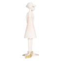 Clayre & Eef Decorative Figurine Sheep 6x4x17 cm White Plastic