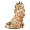 Clayre & Eef Figurine décorative Chat 23x19x28 cm Beige Plastique