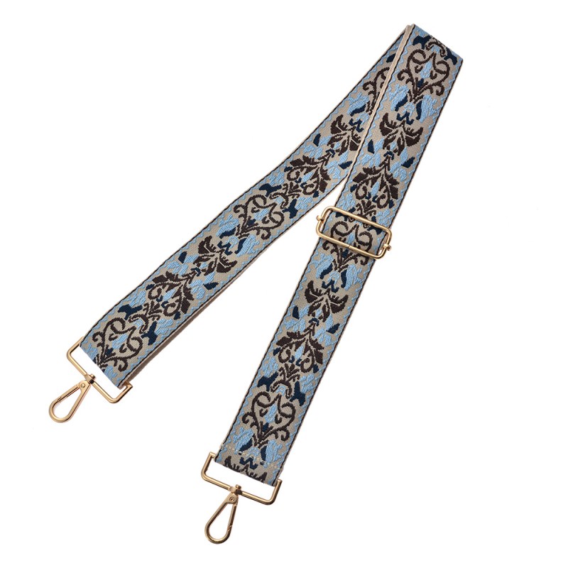 Clayre & Eef Sangle de sac 5x140 cm Beige Marron Synthétique