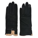 Clayre & Eef Winter Gloves 9x23 cm Black Polyester