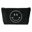 Clayre & Eef Pochette da donna 20x5x12 cm Nero Sintetico Smile