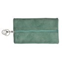 Clayre & Eef Toilettas Dames 19x11 cm Groen Synthetisch Hartjes