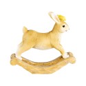 Clayre & Eef Statuetta decorativa Coniglio 16x5x14 cm Marrone Plastica