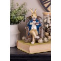 Clayre & Eef Decorative Figurine Rabbit 12x10x18 cm Beige Brown Plastic