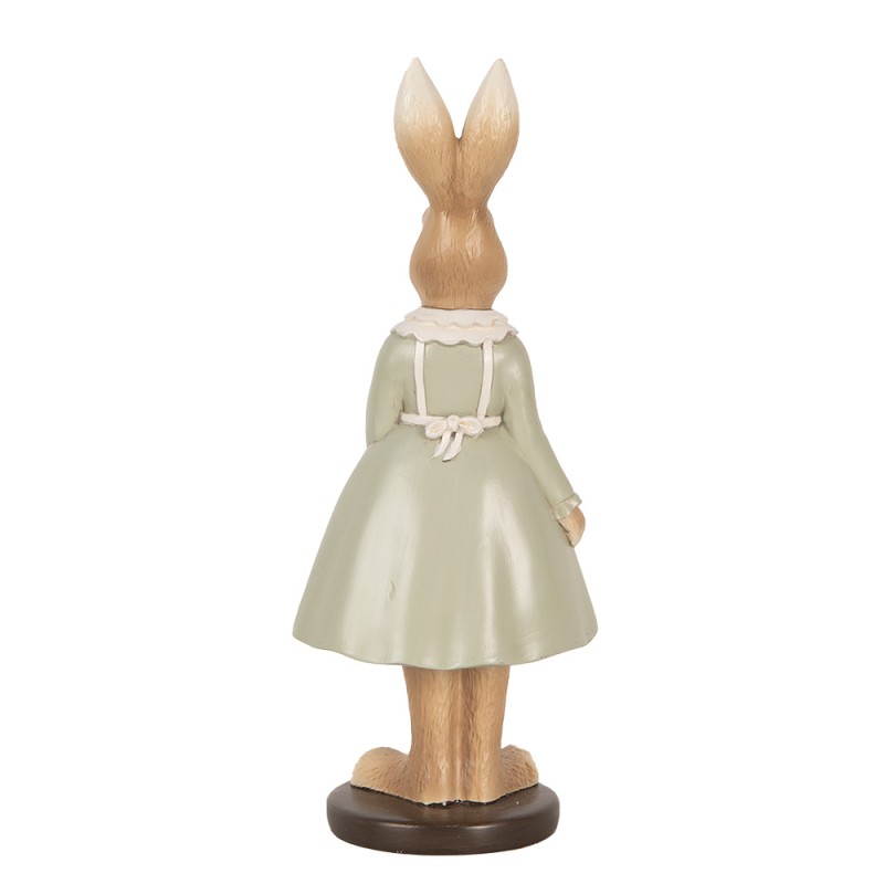 Clayre & Eef Decorative Figurine Rabbit 9x7x22 cm Brown Plastic
