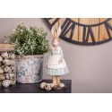 Clayre & Eef Decorative Figurine Rabbit 9x7x22 cm Brown Plastic