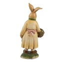 Clayre & Eef Figurine décorative Lapin 9x7x20 cm Marron Plastique