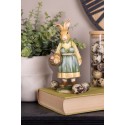 Clayre & Eef Figurine décorative Lapin 9x7x20 cm Marron Plastique
