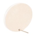Clayre & Eef Table Mirror 22x5x17 cm Beige Plastic Glass Oval Rabbits