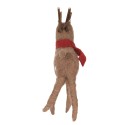 Clayre & Eef Dekorationsfigur Rentier 19 cm Braun Stoff
